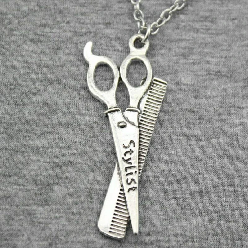 Новый индивидуальный кулон ножницы кольцо для ключей парикмахерские