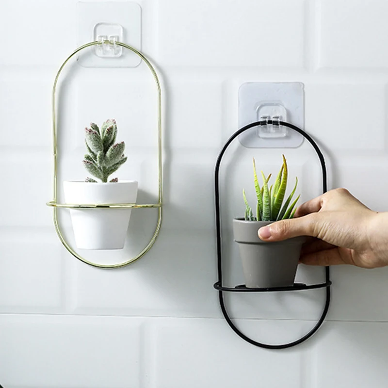 Скандинавском стиле грубая гончарная Керамика Золотой железная ваза настенная