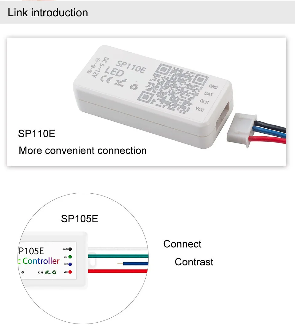 DC5~ 24V SP107E SK6812 SP105E Bluetooth APA102 SP110E WS2801 Пиксели светодиодные полосы SP108E Wi-Fi WS2811 WS2812B светодиодный музыкальный контроллер
