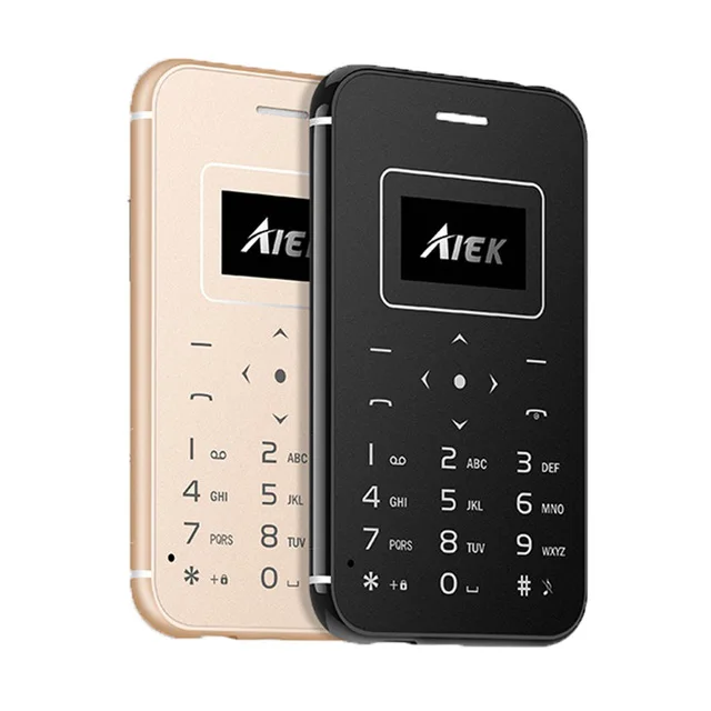 Оригинальный AIEK X8 мини аварийная карта Мобильный телефон с низким уровнем