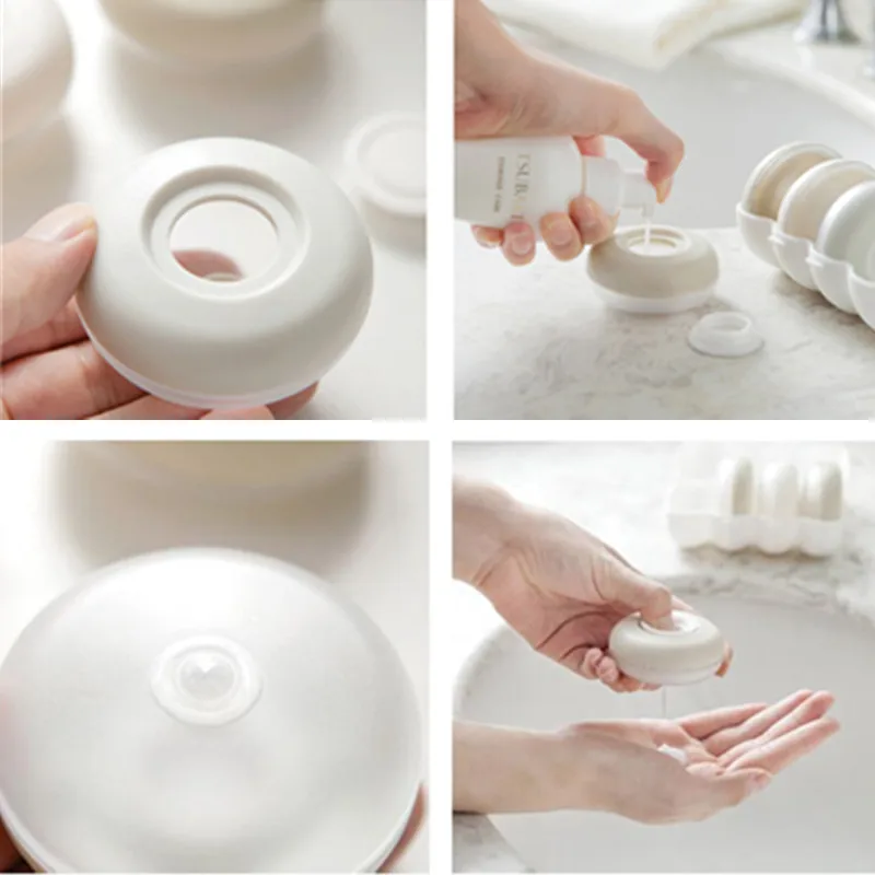 Портативный Упаковочный пресс-бутылка для лосьона тела контейнер ванны