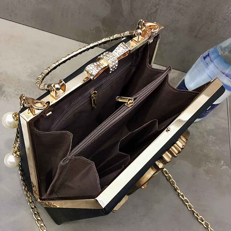 Роскошная модная сумка на плечо из искусственной кожи в форме кожаного