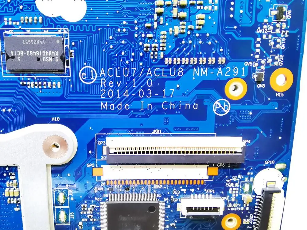 Оригинальный Для Lenovo Z50 75 Материнская плата ноутбука A10 7300 R6 M255 2 Гб ACLU7 ACLU8 NM A291