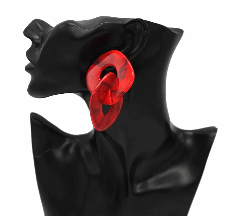 Женские серьги-гвоздики adolph из смолы в стиле бохо новые модные двойные