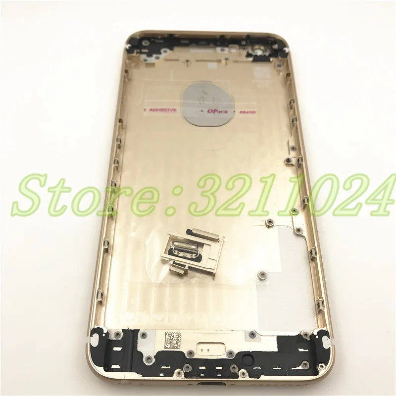 Новинка для iPhone 6 6S P задняя крышка батарейного отсека 6G Plus средняя рамка Шасси с