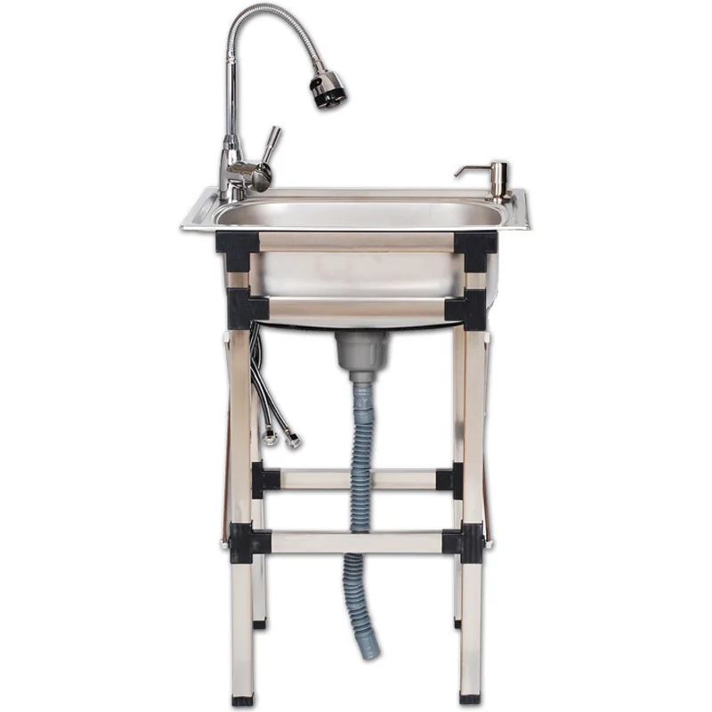 48x35 см кухонная раковина из нержавеющей стали с одним слотом кронштейном