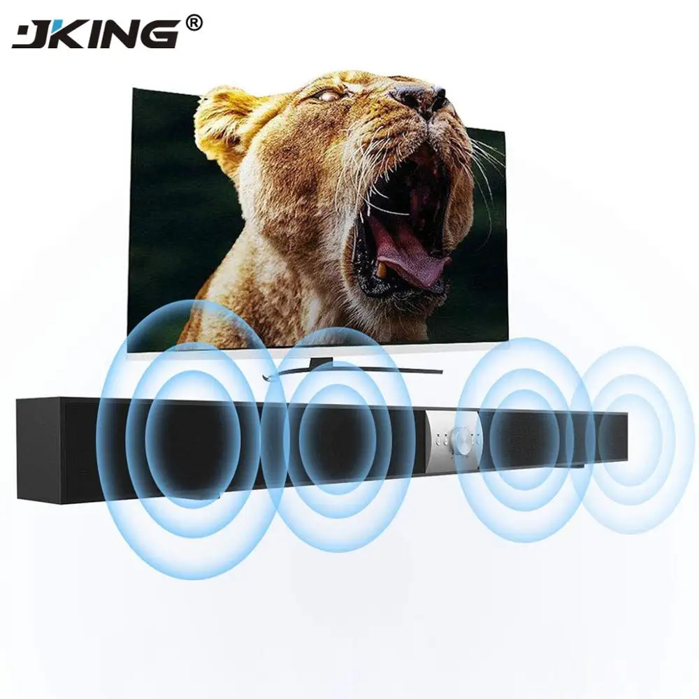 JKING bluetooth колонка динамик Саундбар звуковая панель для ТВ 37 дюймов бас стерео 20 Вт