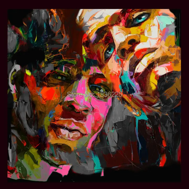 Face 100% ручная роспись хорошее качество современное искусство картина маслом