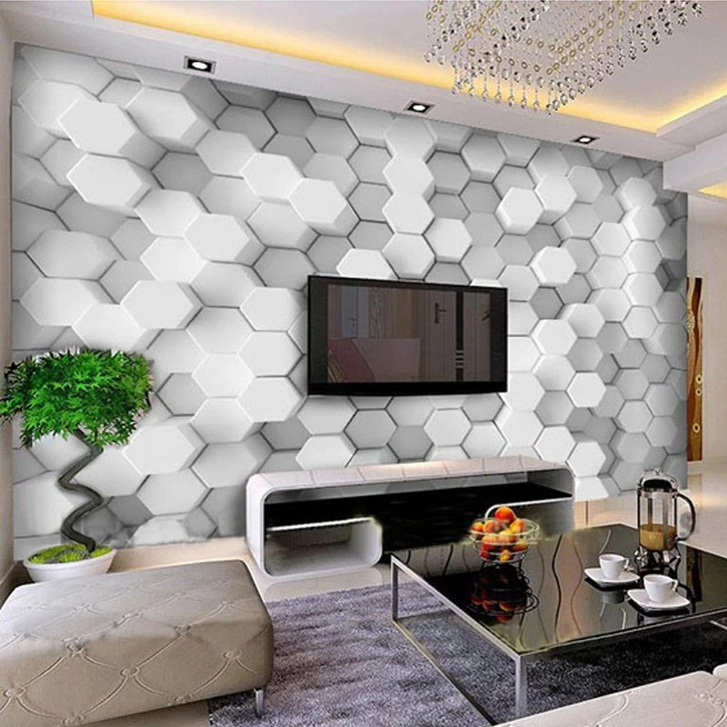 

Фотообои Beibehang любого размера с геометрическим рисунком, 3D-обои для гостиной, телевизора, декоративные обои