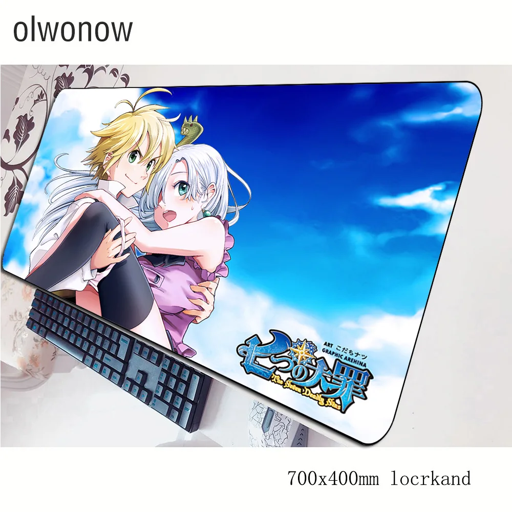Коврик для мыши nanatsu no taizai 700x400x3 мм игровой коврик большой геймерский