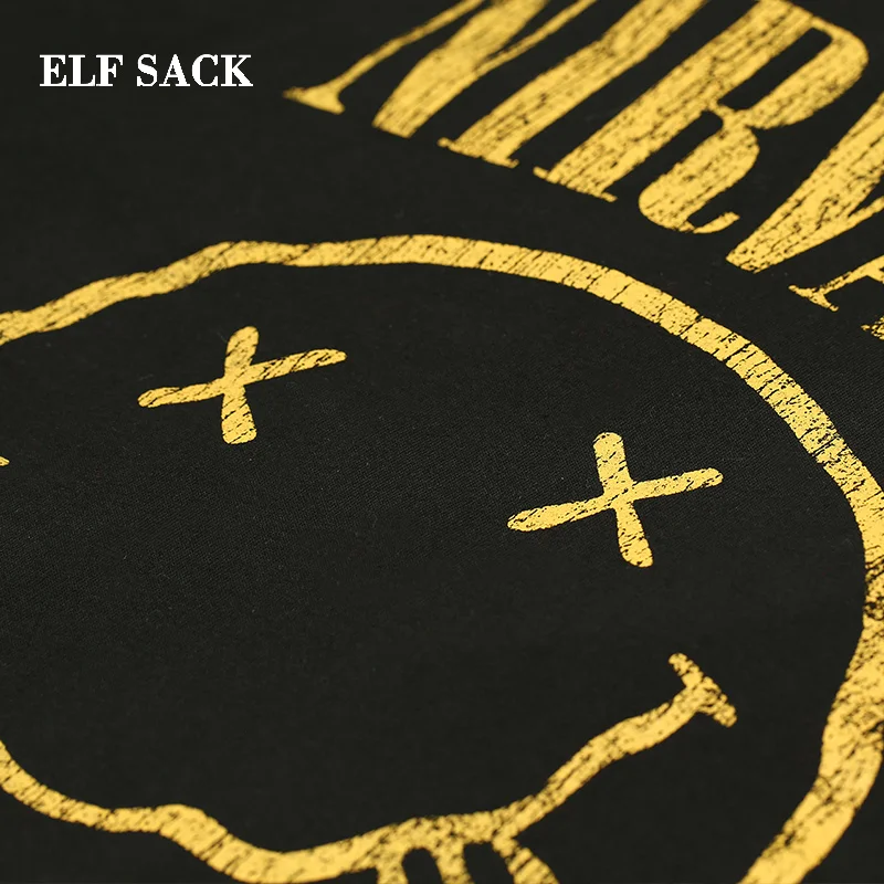 ELFSACK стильные женские рубашки хлопковая одежда с обеих сторон v образным вырезом