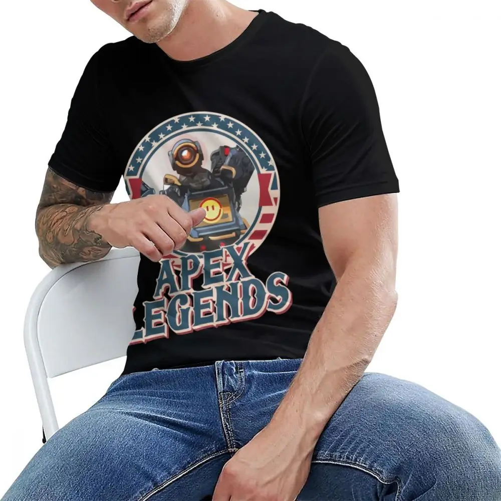 Футболка Pathfinder MRVN APEX Legends Zipline Gun Передняя разведка S-6XL Apex Man Crewneck Tee Graphic | Мужская