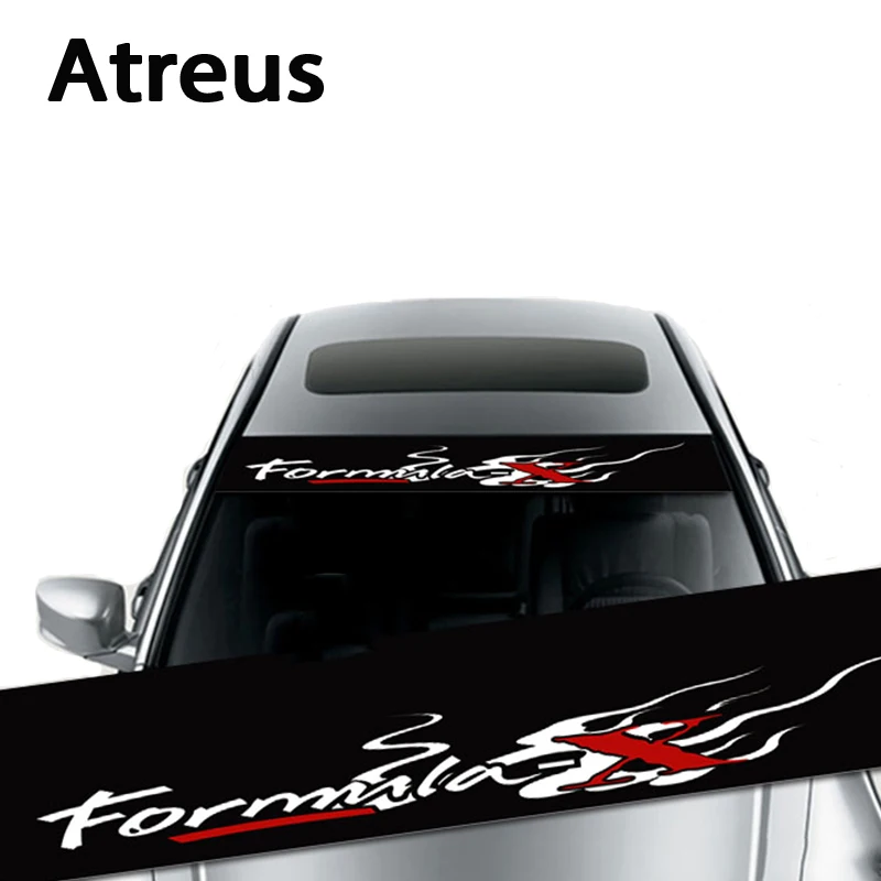 Водонепроницаемые наклейки на лобовое стекло автомобиля Atreus 1 шт. для BMW e46 e39 e36 Audi