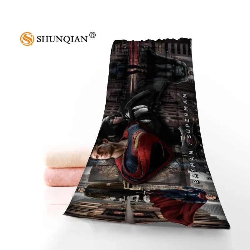 Towels Изготовленный На Заказ Супермен против Бэтмена 35x75 см 70x140 см полотенце s facmarleth Банное Полотенце бамбуковое волокно полотенце быстросохнущее спортивное полотенце - Цвет: Towels