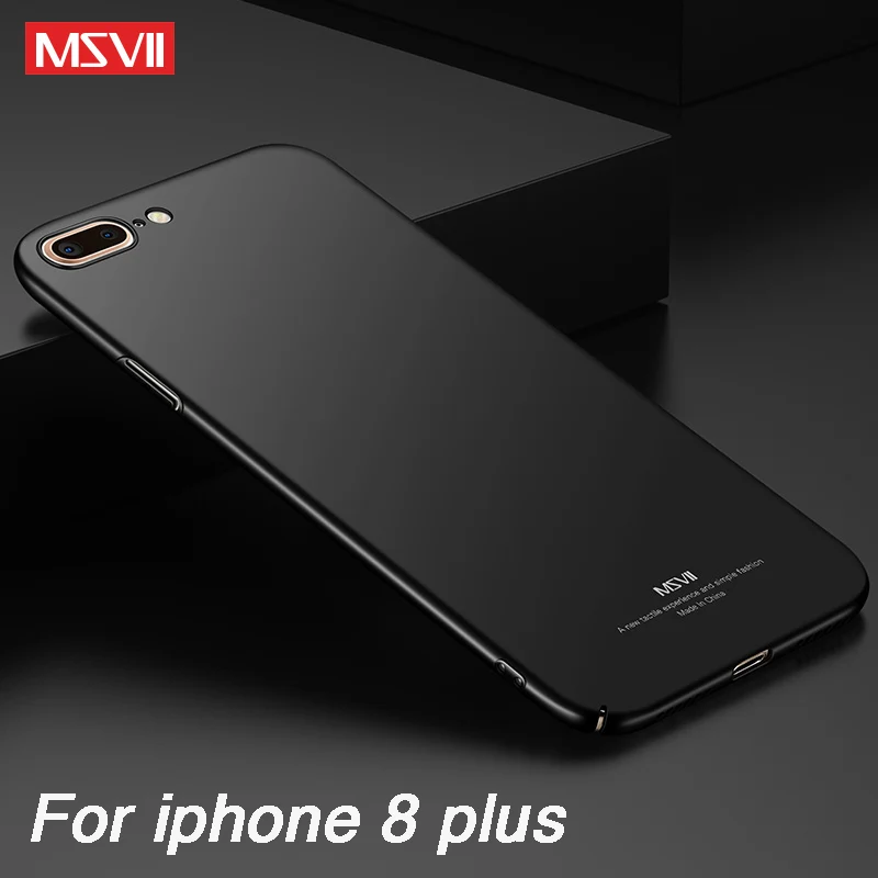 Чехол для Apple iphone 8 Оригинальный чехол MSVII iPhone plus жесткий матовый чехол-накладка из