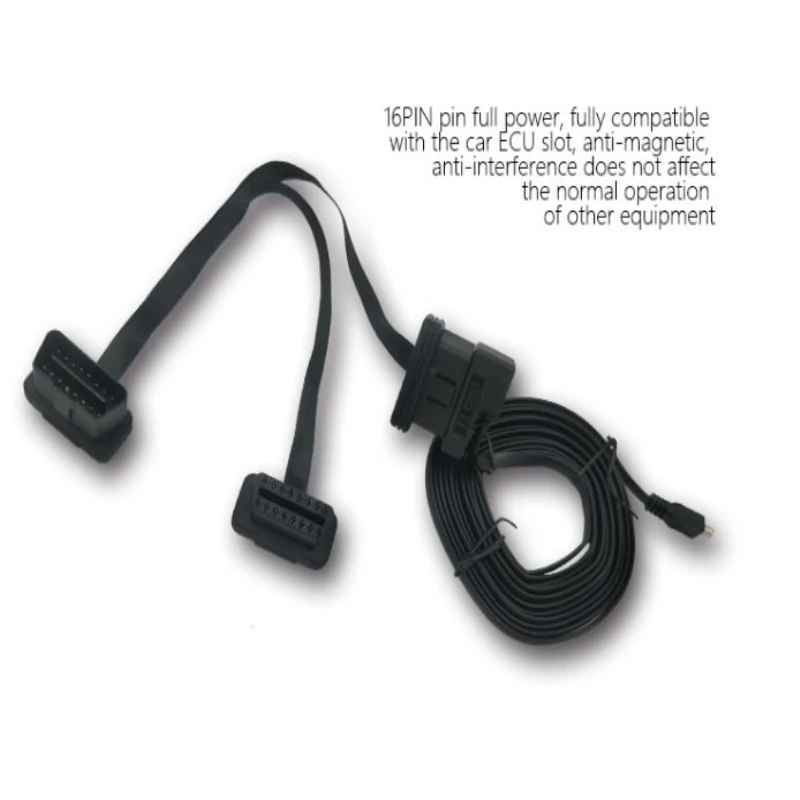 Удлинительный кабель OBD2 OBD II 1 2 16 контактный интерфейс Plug and Play универсальный для
