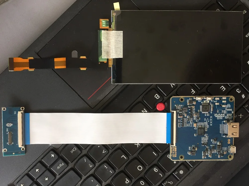5,5 дюймов 2K ЖК-экран 2560x1440 LS055R1SX03 дисплей с HDMI к MIPI плата контроллера для WANHAO D7 3d принтер детали проектора