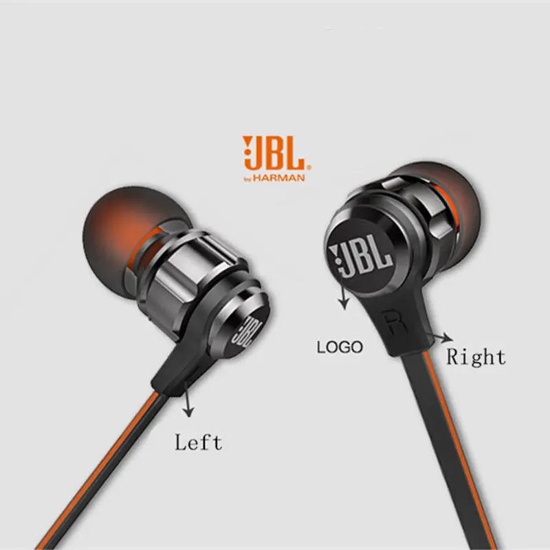 JBL T180A Проводная гарнитура в ухо бас наушники мобильный телефон спортивные с