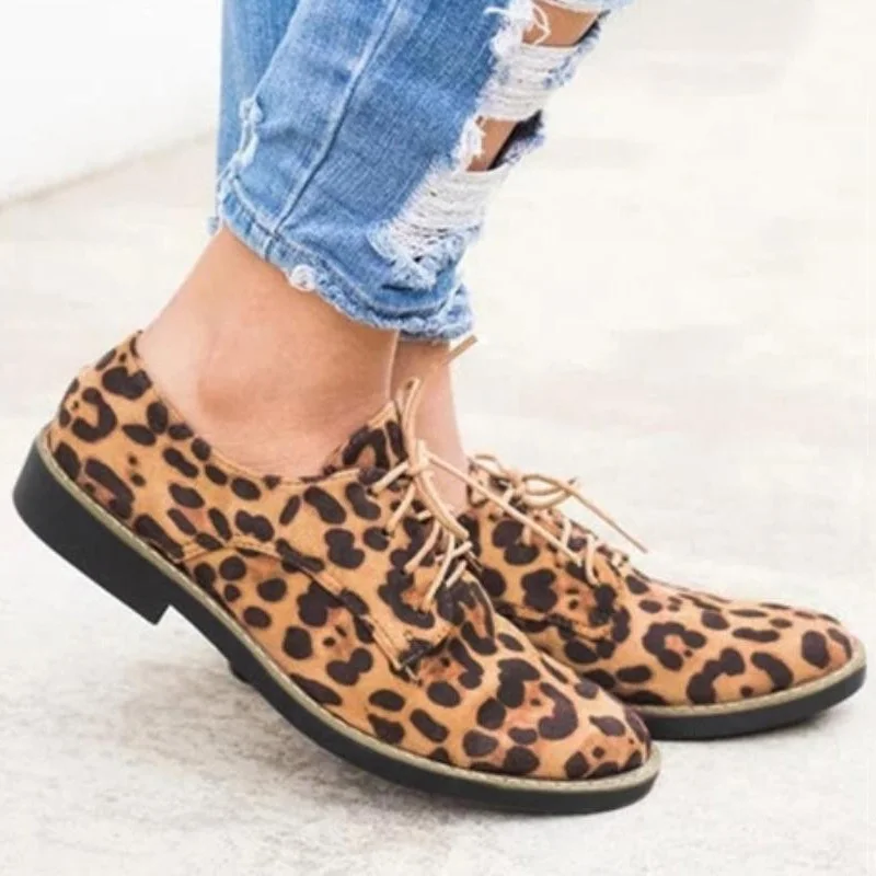 Женская обувь на плоской подошве из флока сезон весна-осень в стиле дерби женские