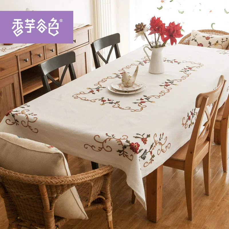Скатерть в европейском стиле скатерть ручной работы традиционном китайском с
