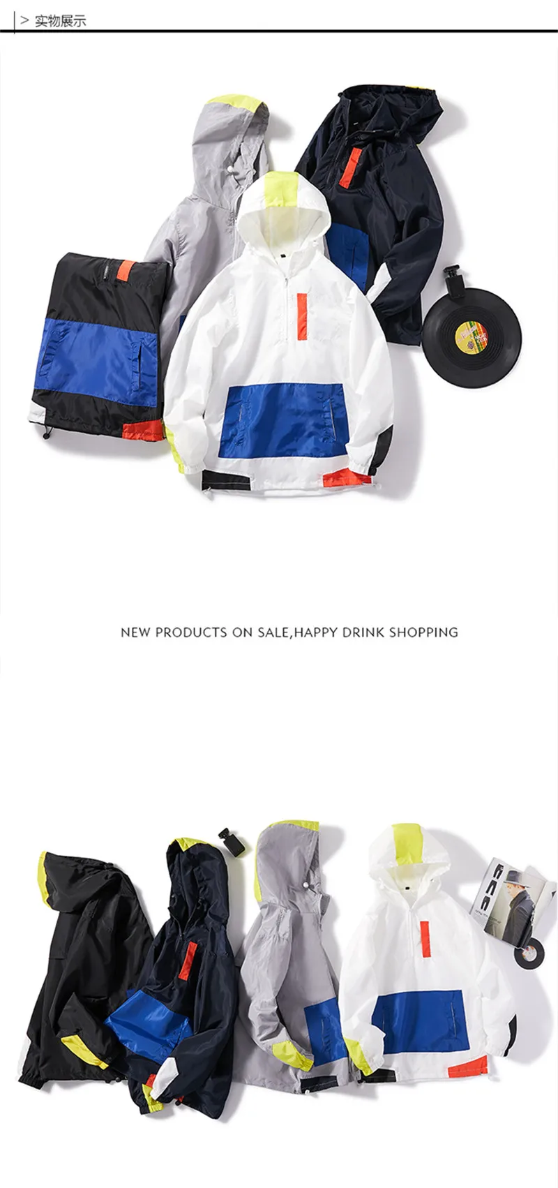 New Casual Men's Jackets Waterproof Spring Hooded Coats Men Outerwear Casual Brand Male Clothing Plus Size M-5XL