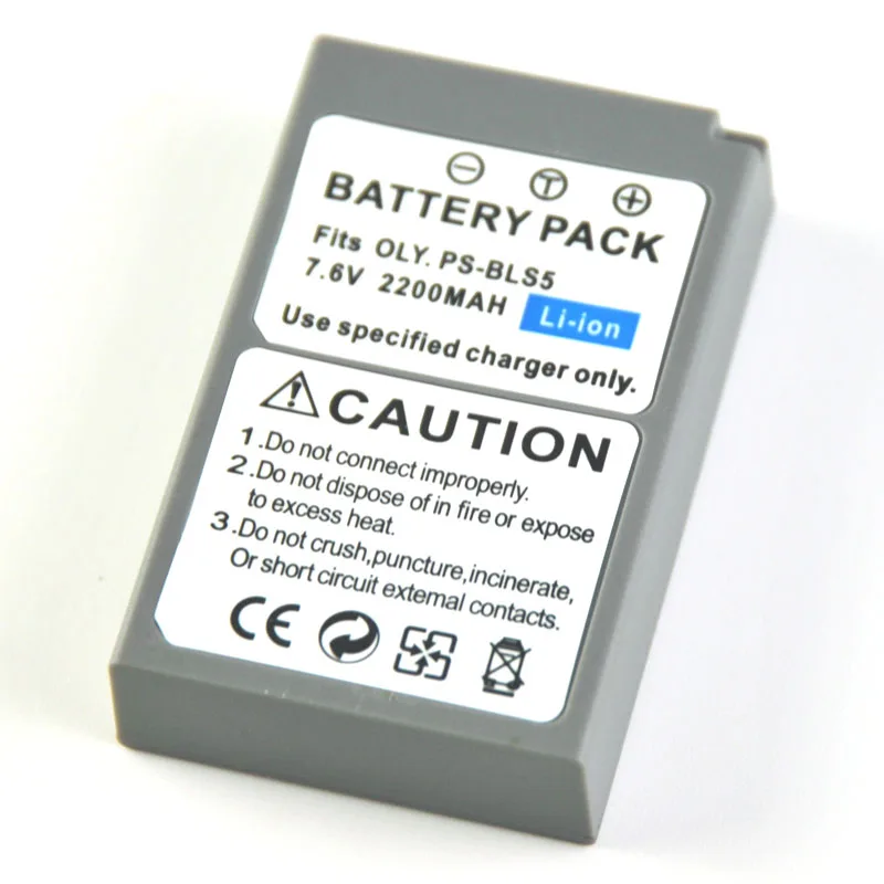 Аккумулятор BLS5 для Olympus аккумулятор телефона EPL2 EPL5 EPL6 1 1S S 1|Цифровые аккумуляторы|