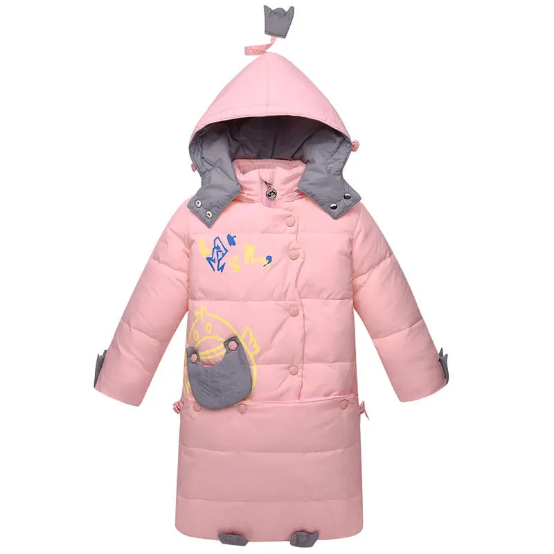 Новинка 2017 года милые Обувь для мальчиков девочек Подпушка пальто Зимняя верхняя