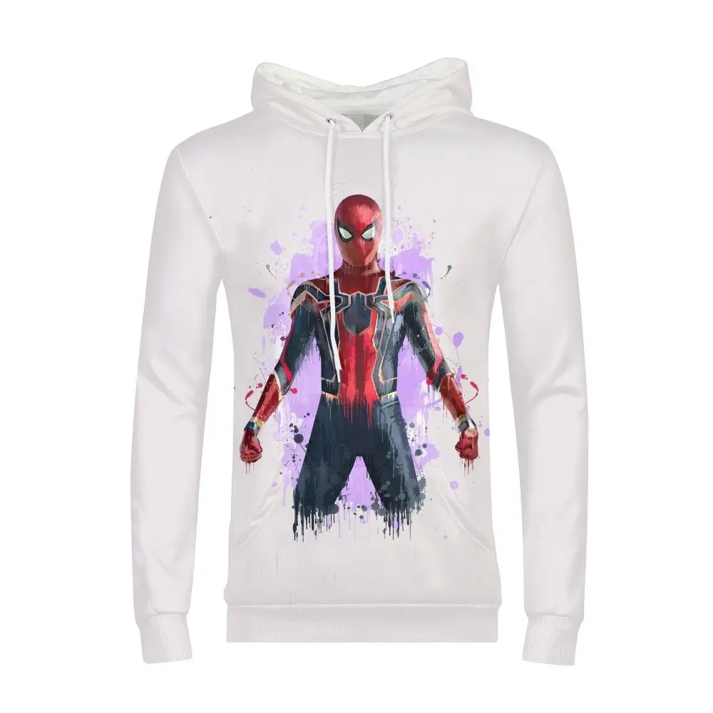 Мужские толстовки с 3D принтом Мстители Человек-паук Spidey Venom Тор Локи Marvel Harajuku