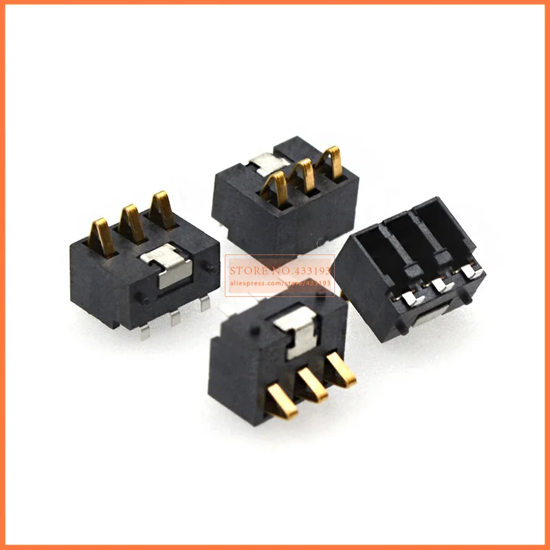 5 шт. держатель батареи h6.0 мм 3Pin разъем для аккумулятора мобильный телефон -
