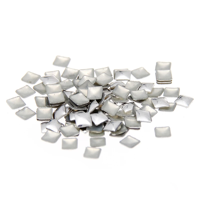 2016 3 мм Серебряный Золотой квадрат Новый дизайн сплав металлический материал