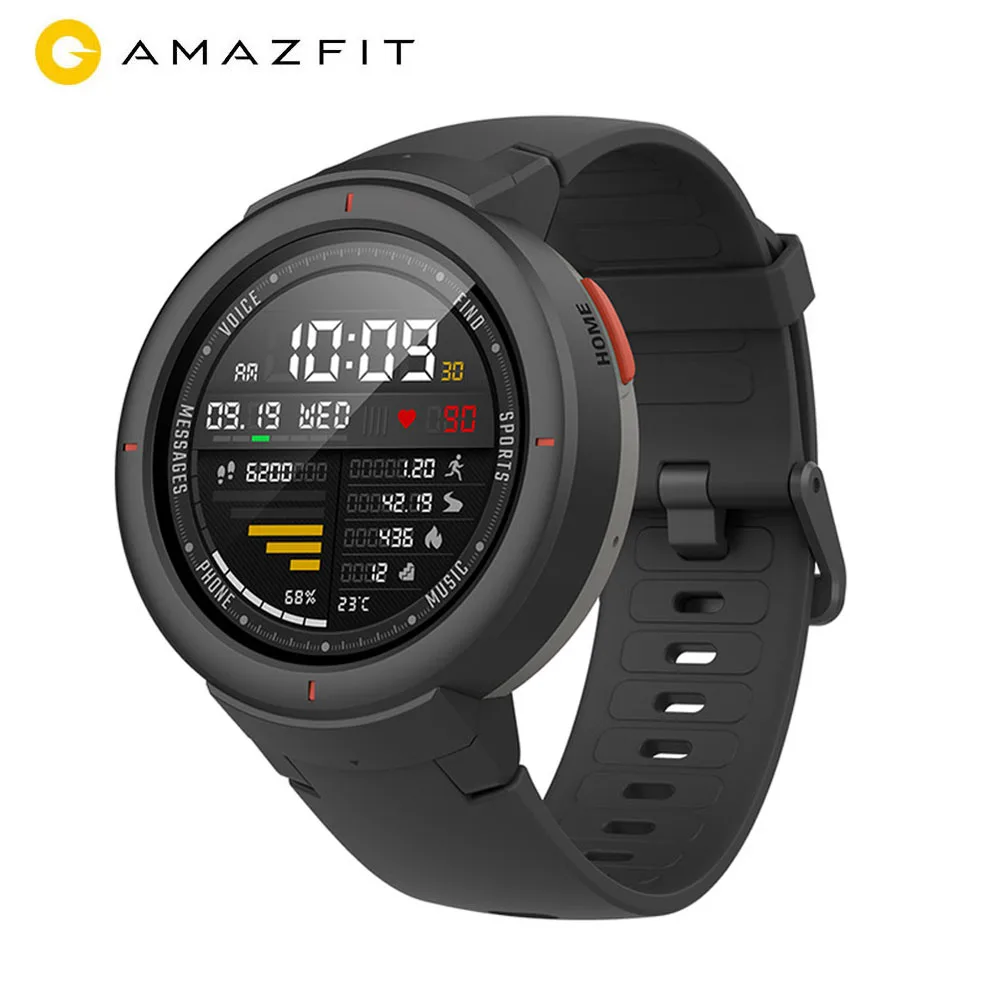 Умные часы Huami Amazfit Verge 1 3 дюймовый AMOLED экран набор и ответ на звонки улучшенный HR
