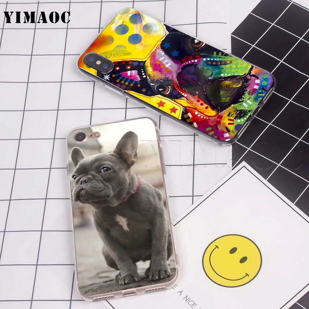 Силиконовый чехол YIMAOC с французским бульдогом для Xiaomi Redmi Note 8 8A S2 4 4x 4a 5 5a 6 7 Go Pro Plus |