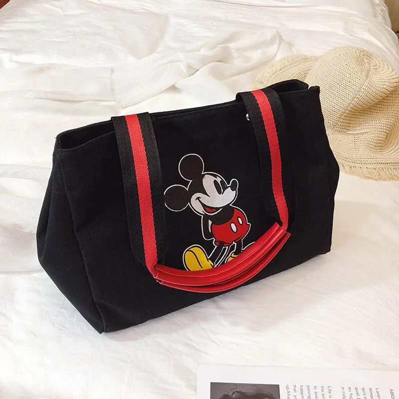 Mickey B Дисней мультфильм Микки Маус Дональд Дак леди Schoudertas Meisje Hoge Capaciteit Handtas Voor Winkelen Досуг Tote Vrouwen сумки - Цвет: Mickey B