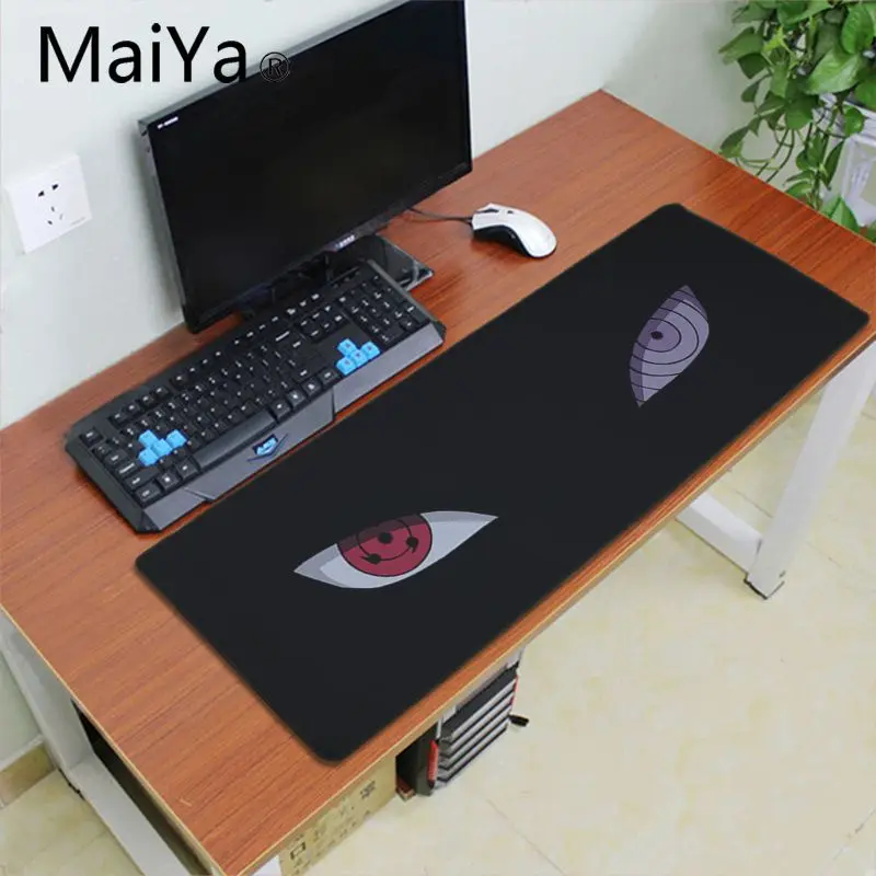 Lock Edge 30x60cm Maiya Naruto Японские Аниме Игровые мыши для ноутбука коврик для мыши фиксирующий край игровой коврик для мышки с Аниме Коврик для мыши коврик скорость планшет коврик для мыши - Цвет: Lock Edge 30x60cm