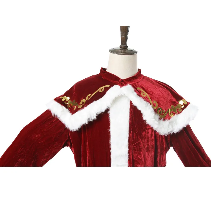 ROLECOS мужской Рождественский костюм для костюмированной вечеринки Санта Клауса