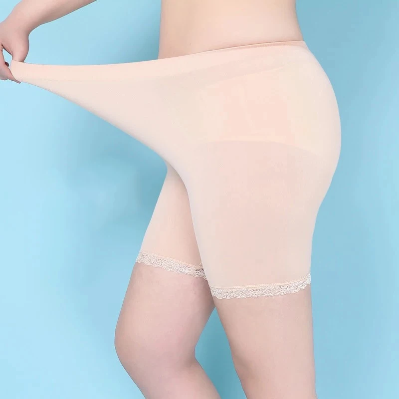 SP &amp CITY размера плюс кружевные бесшовные летние женские безопасные Короткие