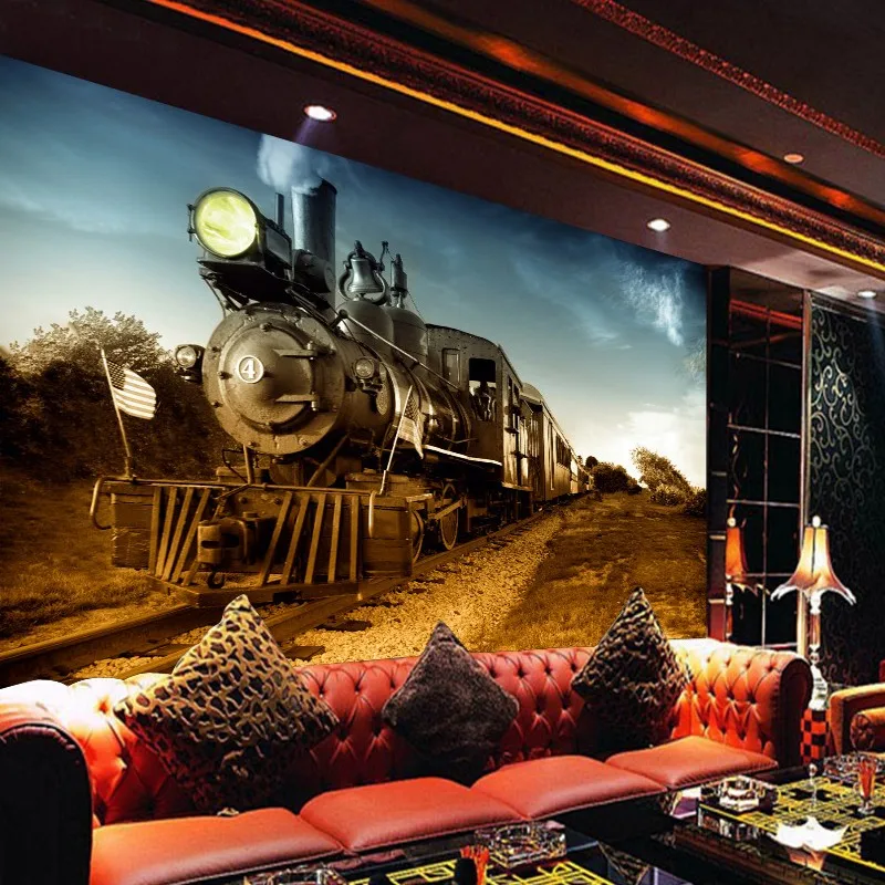 Пользовательская 3d Роспись Ретро фон настенная бумага под заказ высокое