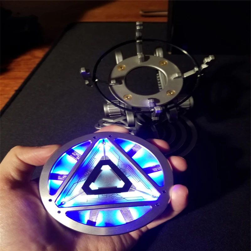 1:1 Arc реактор Diy модульный светодиодный свет tony stark [имеет сердце] дистанционный Mk2