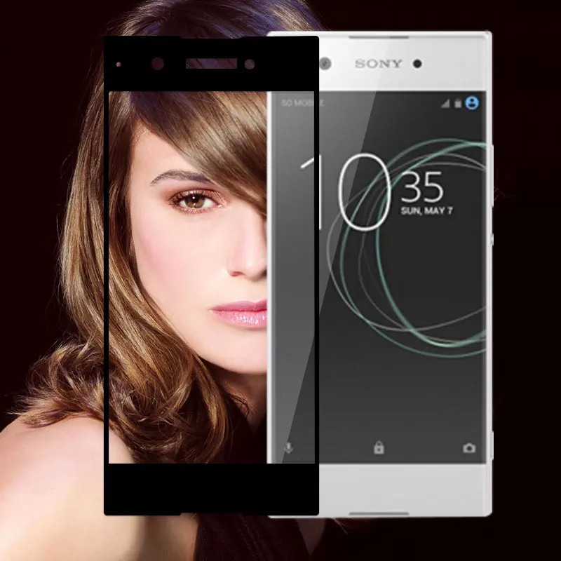 Закаленное стекло с полным покрытием для Sony XA1 Защитное экрана Xperia / Dual G3112 5 0 дюйма