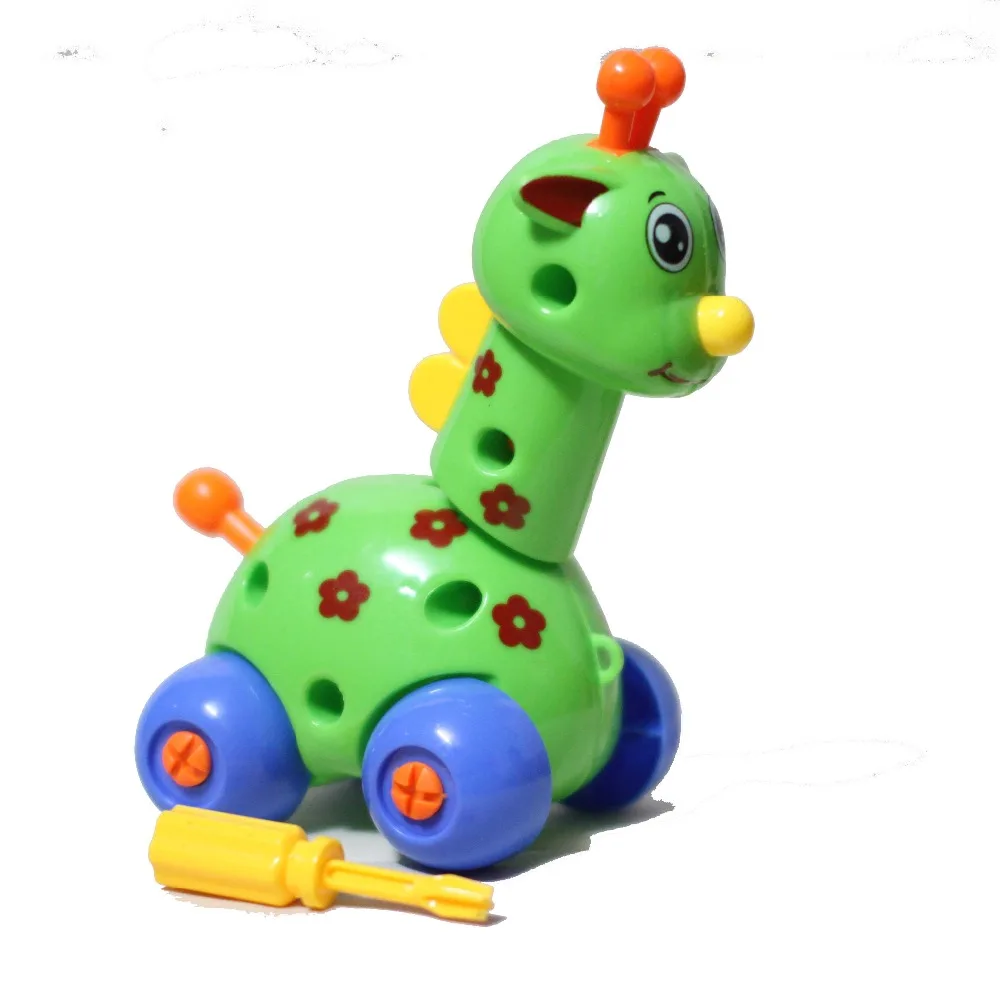 Новые Развивающие Обучающие разборки оленей строительные блоки детские сборные