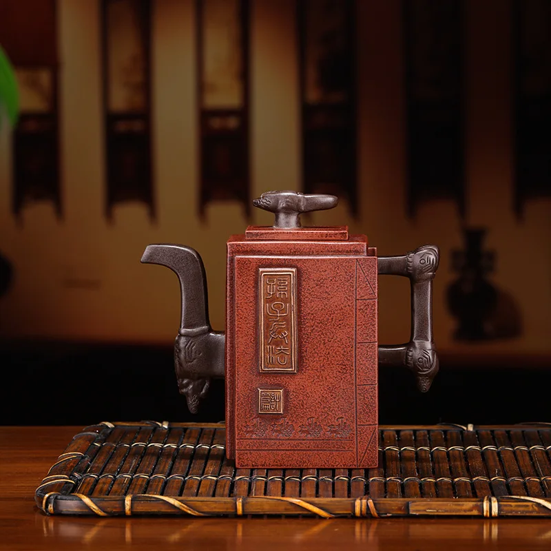 Чайный котел из сырой руды культурная революционная грязь чайный Искусство