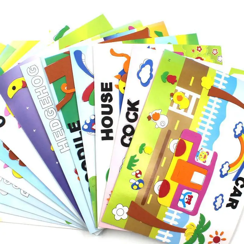 Наклейки из ЭВА 3d наклейка детское руководство сделай сам развивающие игрушки 12