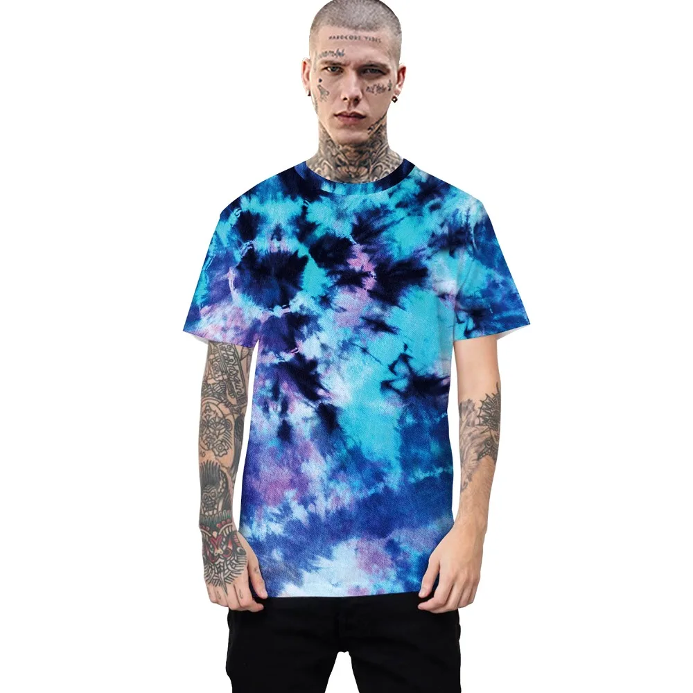 Tie Dye Футболка Топ Футболка Tye Die музыкальный фестиваль хипстер Инди Ретро для мужчин и женщин Летняя футболка