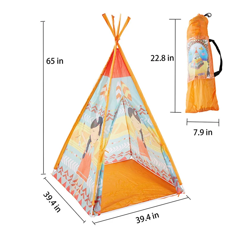 ZM-1715 Портативная детская складная Tipi игрушка для кемпинга, палатка для детей, замок, игровой домик для детей, животное, автомобиль, форма дома, лучшая Пляжная палатка - Цвет: ZM-1715