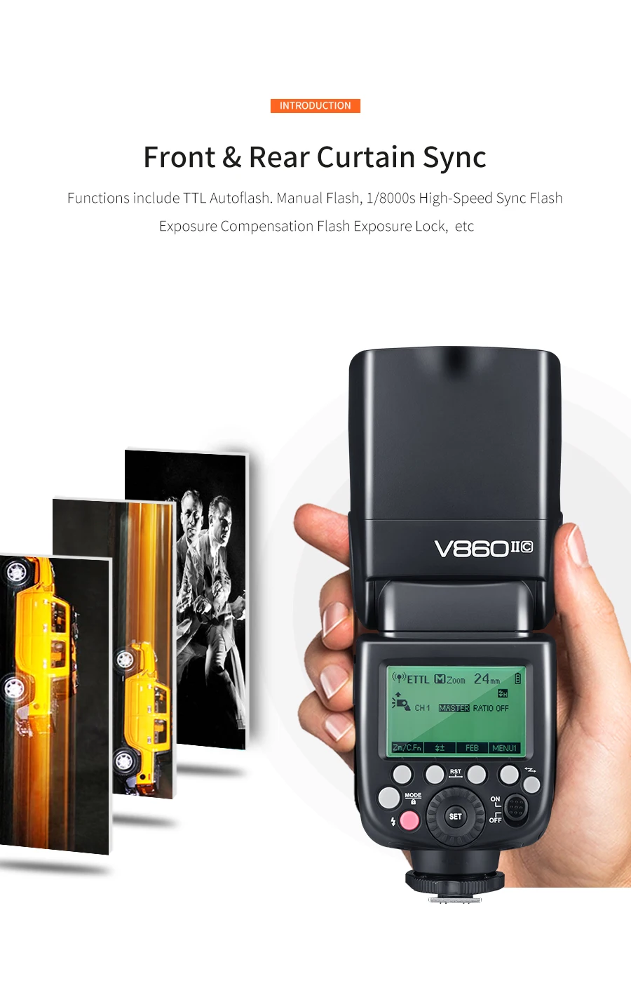 Godox V860II V860II-C V860II-N V860II-S V860II-F V860II-O HSS ttl высокоскоростная вспышка+ X1 вспышка триггера для цифровой зеркальной камеры Canon Nikon sony Fuji Olympus