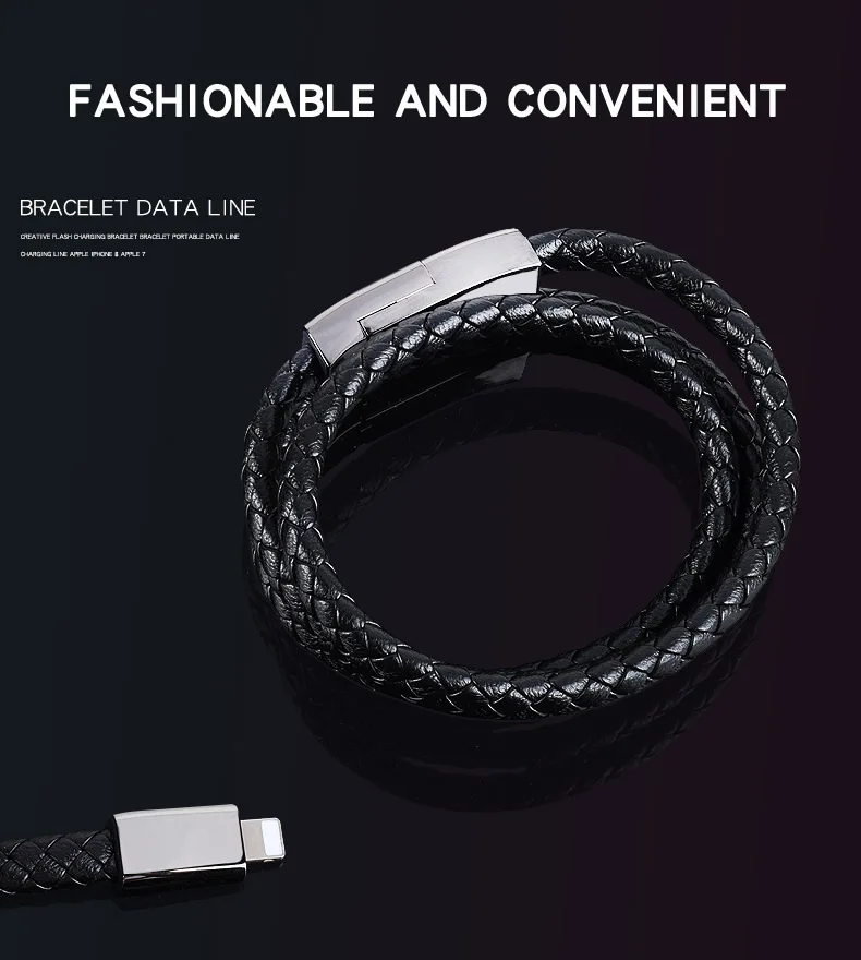 Заряжатель USB браслета Зарядка для телефона Быстрая зарядка быстрая Зажигалка смартфон aplle iphone x 8 5 plus se 5S 4,0