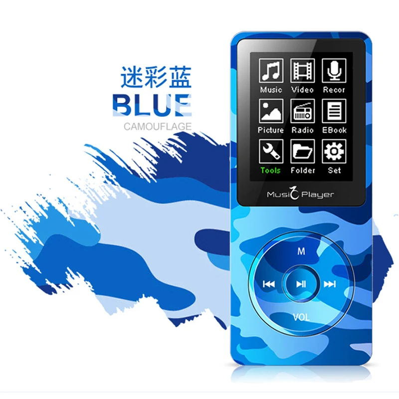 Мини MP4 плеер 16 ГБ с Встроенный динамик USB музыкальный Динамик MP 4 mp4 player IQQ X02 mp 8 GB
