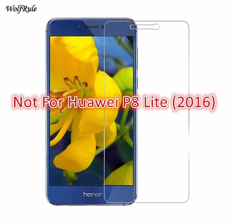 Защитное стекло для Huawei P8 Lite 2017 2 шт. закаленное стеклянная пленка телефона Honor 8