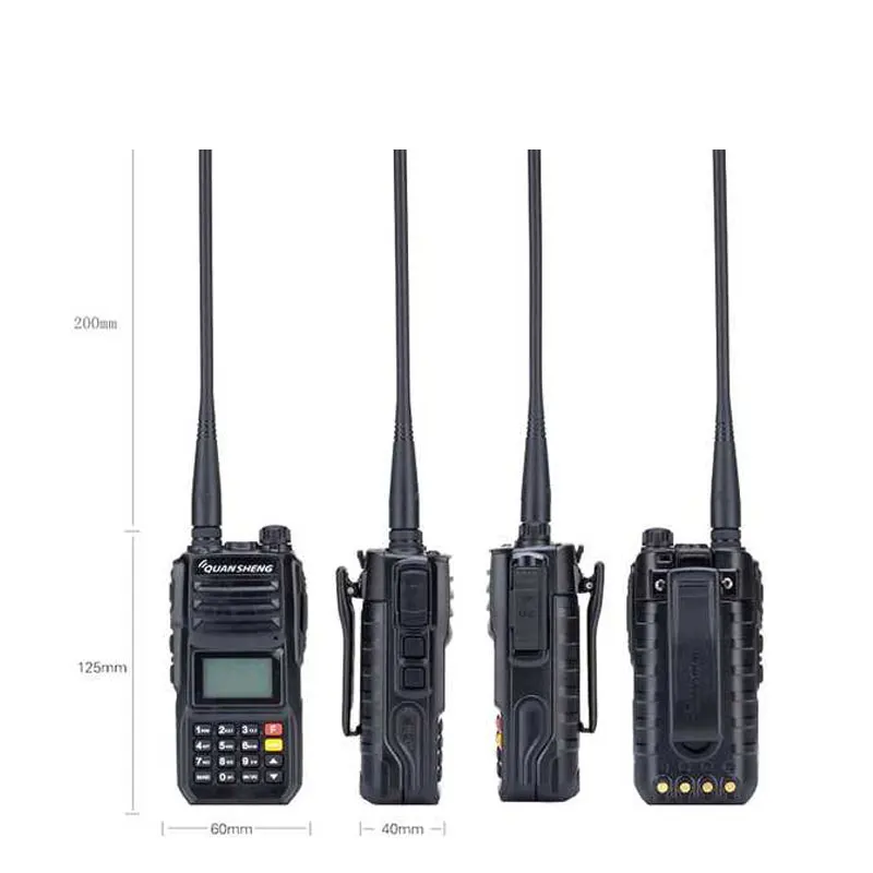Двойной бренд UHF/VHF Портативный FM радиоприемник QuanSheng TG UV2 Plus 10KM Walkie Talkier|Рации| |