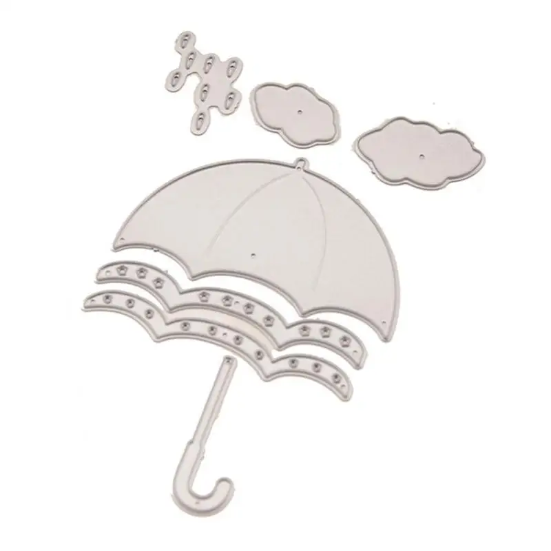 Милый Зонт штампы металлические режущие трафарет для DIY Скрапбукинг тиснение